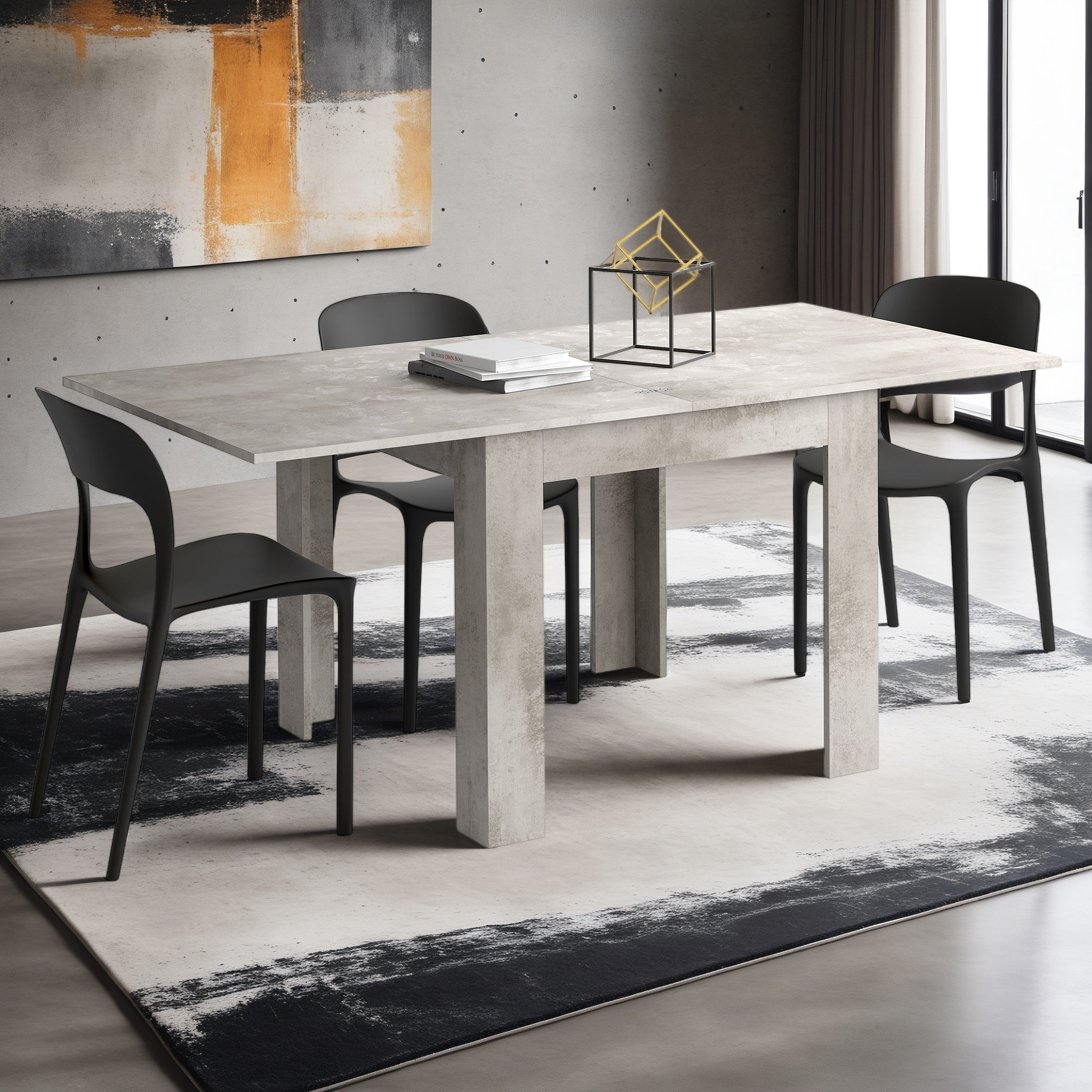 Table extensible Eldorado — Chêne — 90(180)x90 cm