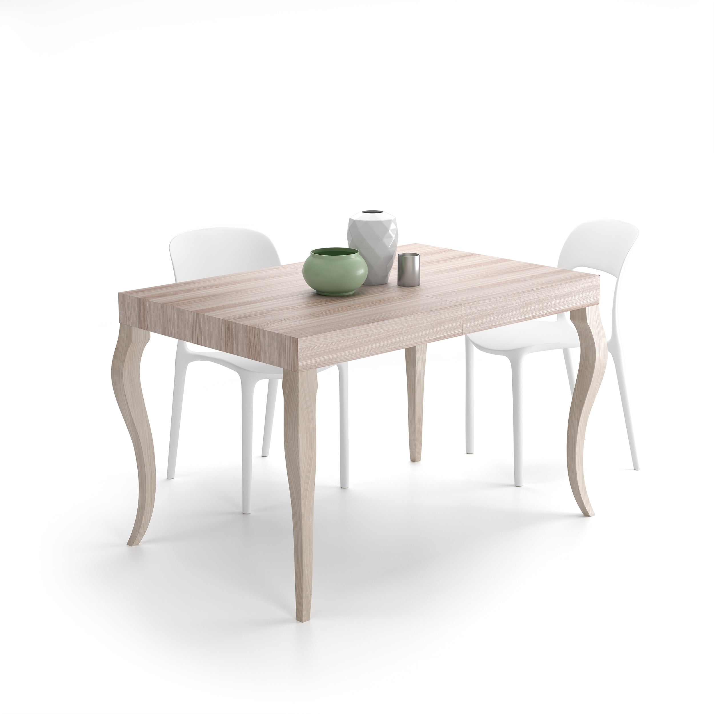Table extensible Classico — Orme Nacré — 120(200)x80 cm