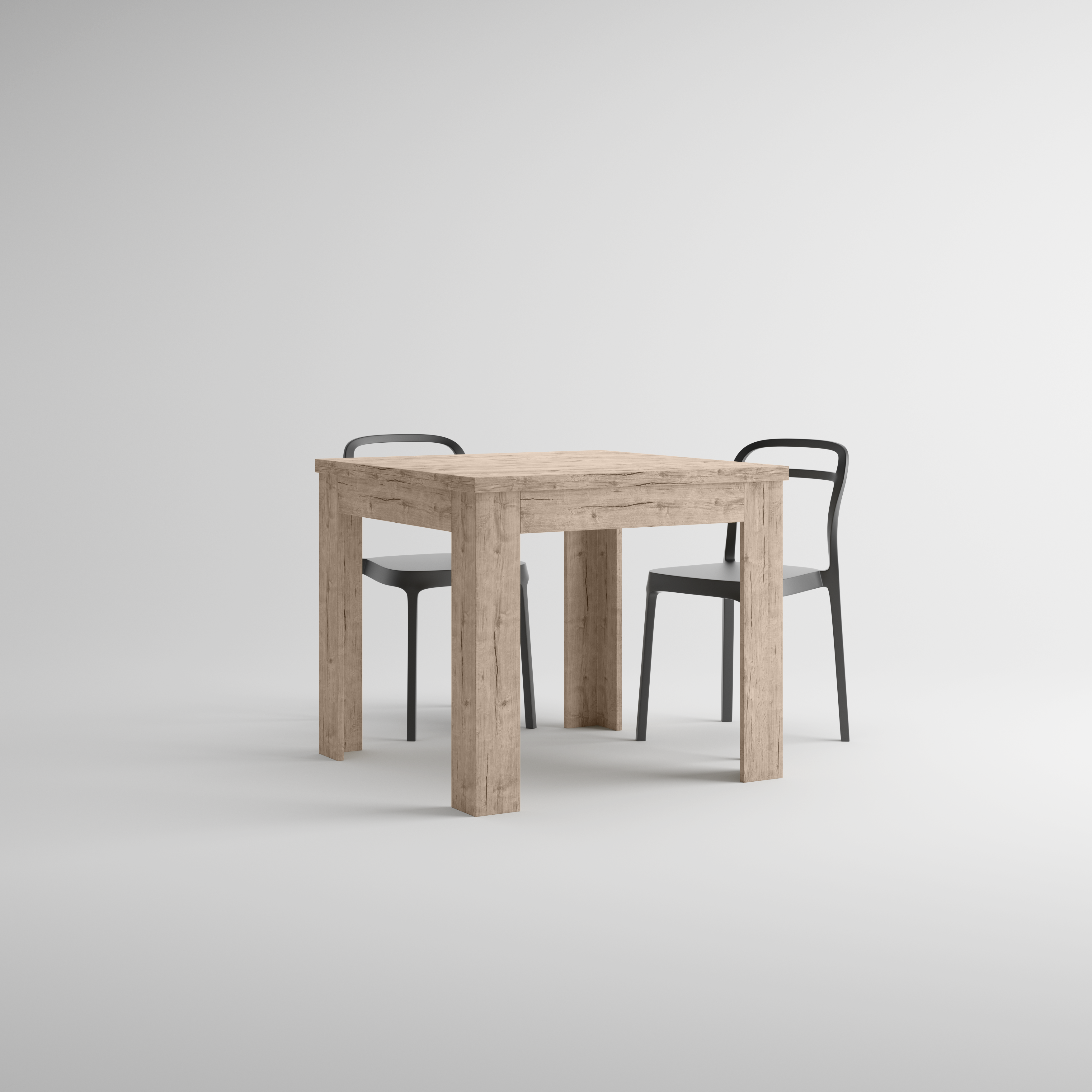 Table extensible Eldorado — Chêne — 90(180)x90 cm